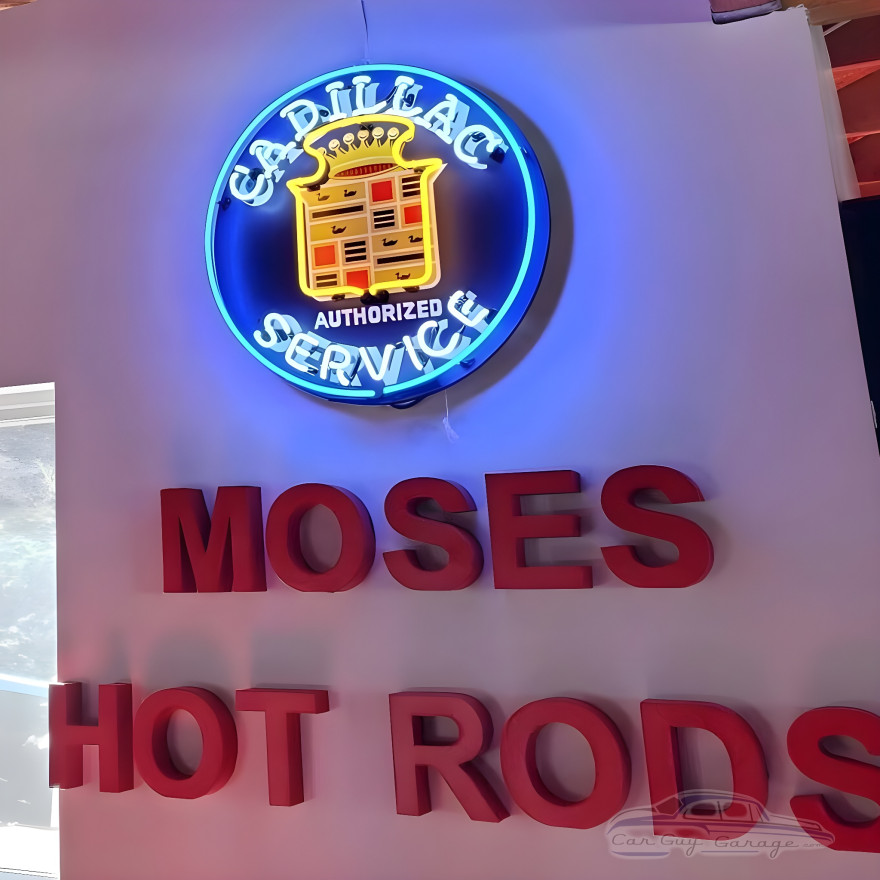 Cadillac Service Neon Sign Cadillac Service Neon Sign