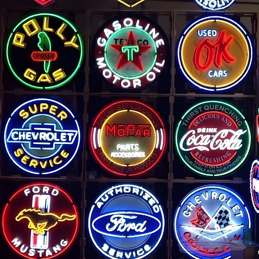 Chevy Vintage Ok Used Cars Neon Sign Chevy Vintage Ok Used Cars Neon Sign