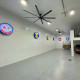 C1 Corvette Neon Sign With Blue Outer Ring C1 Corvette Neon Sign With Blue Outer Ring