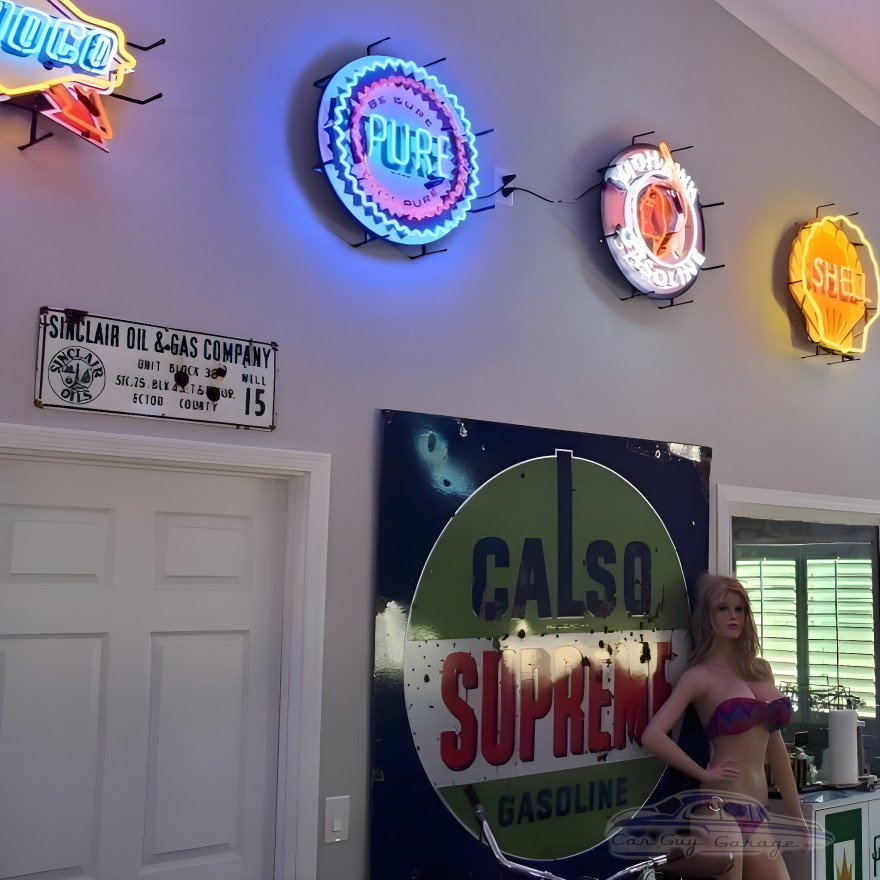 Pure Gasoline Neon Sign Pure Gasoline Neon Sign