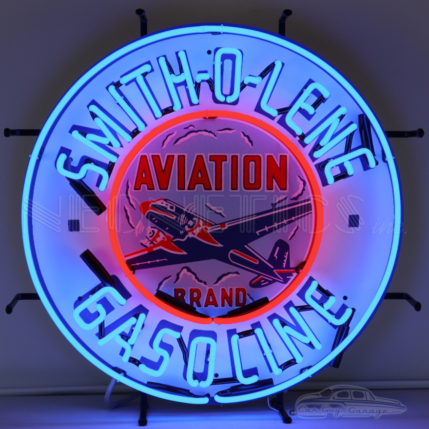 Smith-O-Lene Gasoline Neon Sign Smith-O-Lene Gasoline Neon Sign