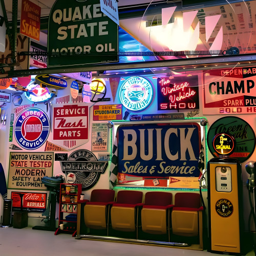 Smith-O-Lene Gasoline Neon Sign