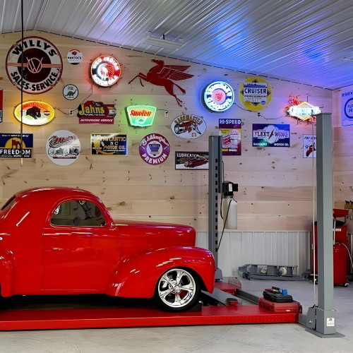 Standard Gasoline Neon Sign With Backing