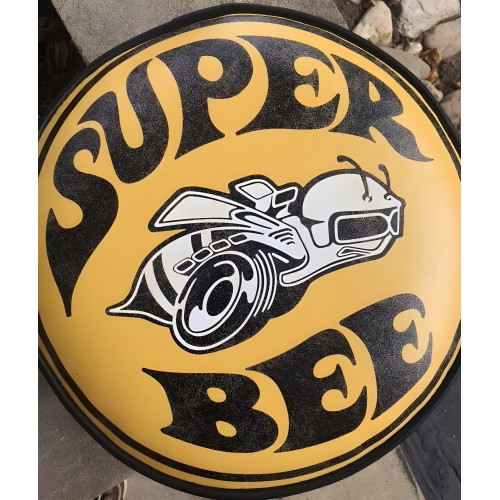 Dodge Super Bee Padded Swivel Shop Stool