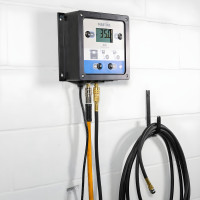 Wall-Mounted Automatic Digital Tire Inflator with 25 ft Hose