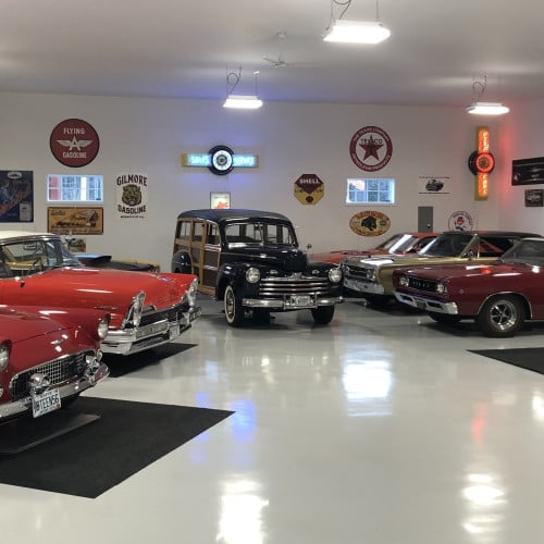 72" wide Neon Sales and Service with Chevrolet Super Service Clock