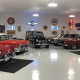 Chevrolet Super Service Sales & Service Neon Clock Sign - 72" x 26"