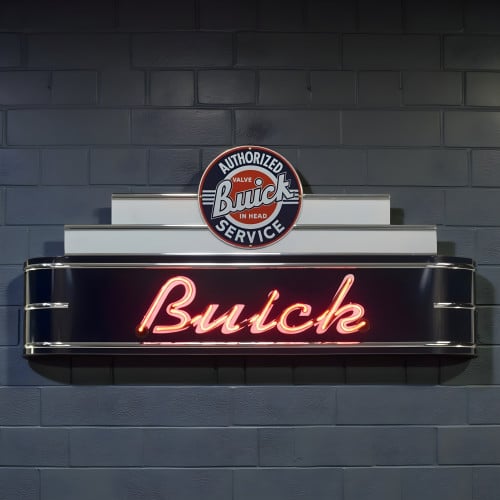 Buick Authorized Service Neon Sign - 48" x 24"