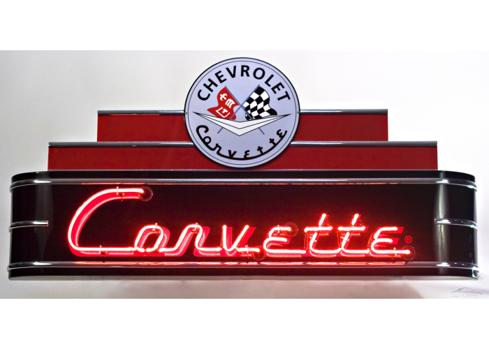 48" wide Corvette C1 Neon Sign