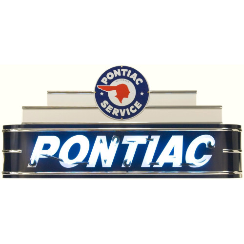48" wide Pontiac Neon Sign