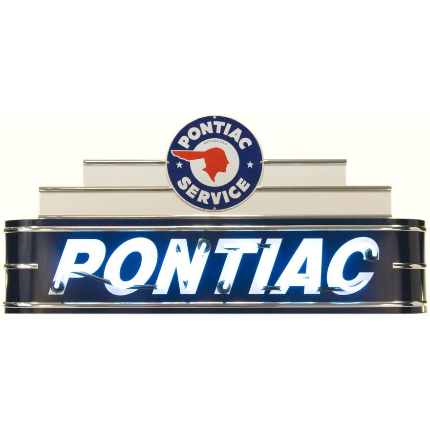 48" wide Pontiac Neon Sign 48" wide Pontiac Neon Sign