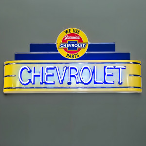 48" wide Genuine Chevrolet Parts Neon Sign