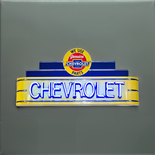 48" wide Genuine Chevrolet Parts Neon Sign