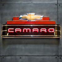 Chevy Camaro Neon Sign, Officially Licensed - 48" x 24"