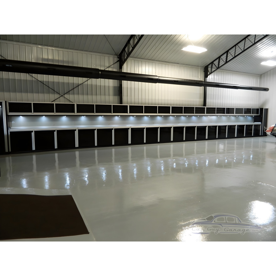 58 feet 8 inches Aluminum Shop Cabinets