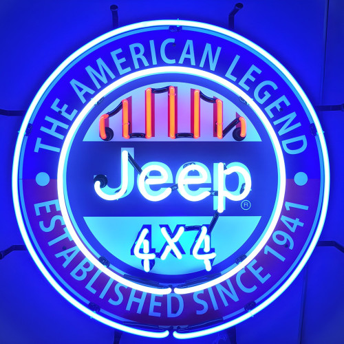 Jeep 4x4 The American Legend Neon Sign