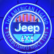 Jeep 4x4 The American Legend Neon Sign Jeep 4x4 The American Legend Neon Sign
