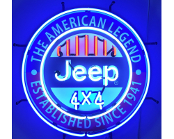 Jeep 4x4 The American Legend Neon Sign