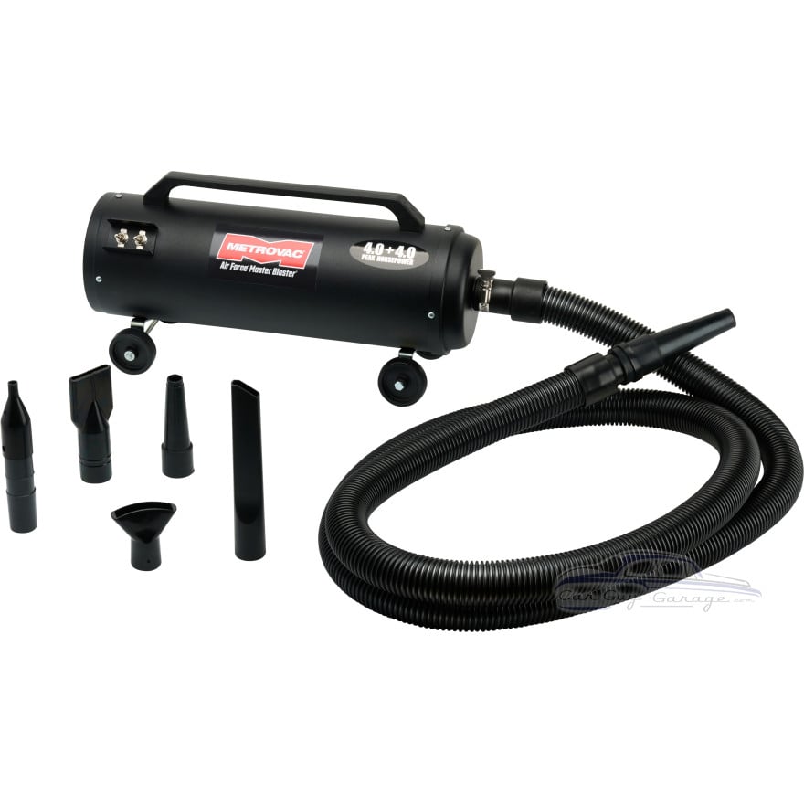 MetroVac Master Blaster Revolution 8HP Car & Bike Dryer, 30 ft Hose