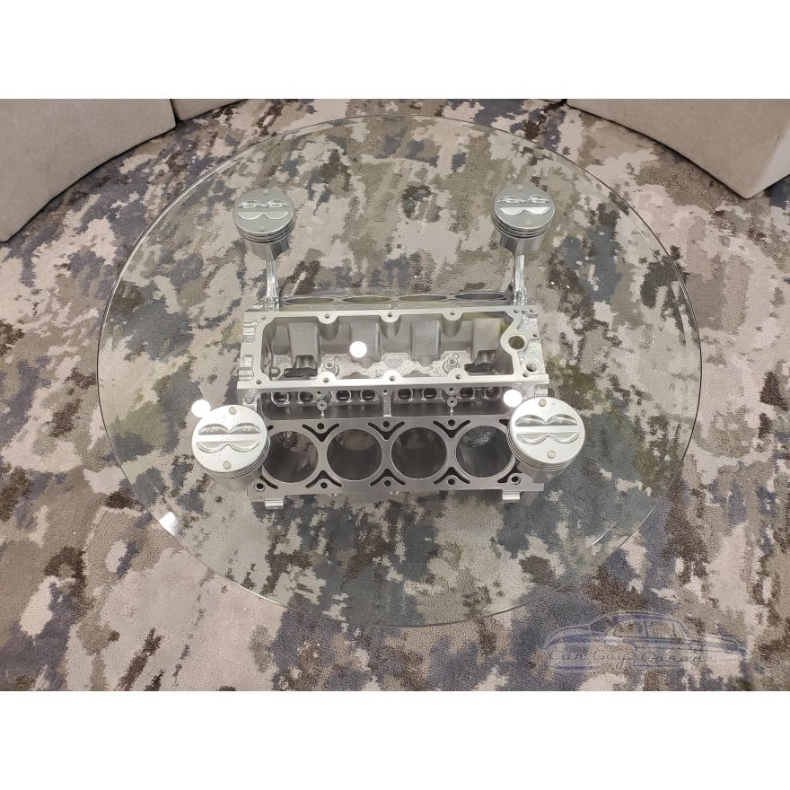 Chevy Engine Block Chrome Coffee Table Chevy Engine Block Chrome Coffee Table