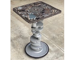 Handmade Crank Shaft Table