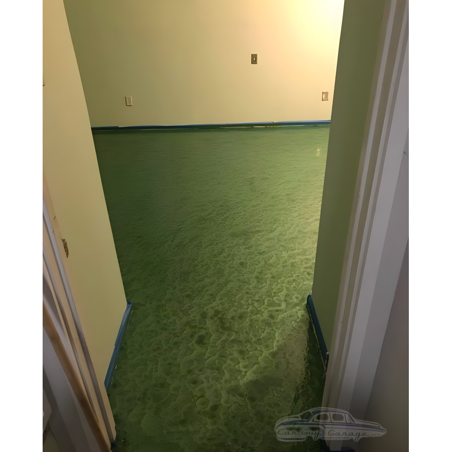 Green Glass Basecoat with Green Glass Effects Metallic Epoxy Green Glass Basecoat with Green Glass Effects Metallic Epoxy