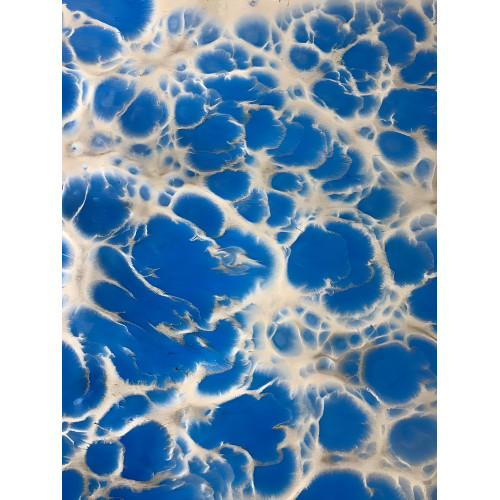 Storm Cloud Basecoat With Sapphire Effects Metallic Epoxy 