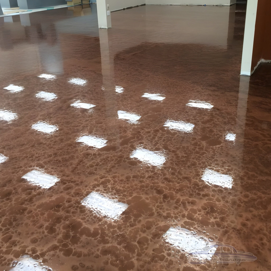 Throwing Copper Basecoat With Throwing Copper Effects Metallic Epoxy Throwing Copper Basecoat With Throwing Copper Effects Metallic Epoxy