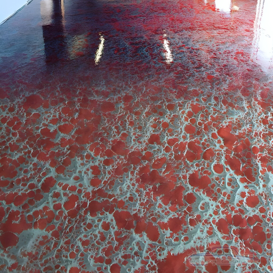 Storm Cloud Basecoat With Ruby Effects Metallic Epoxy Storm Cloud Basecoat With Ruby Effects Metallic Epoxy