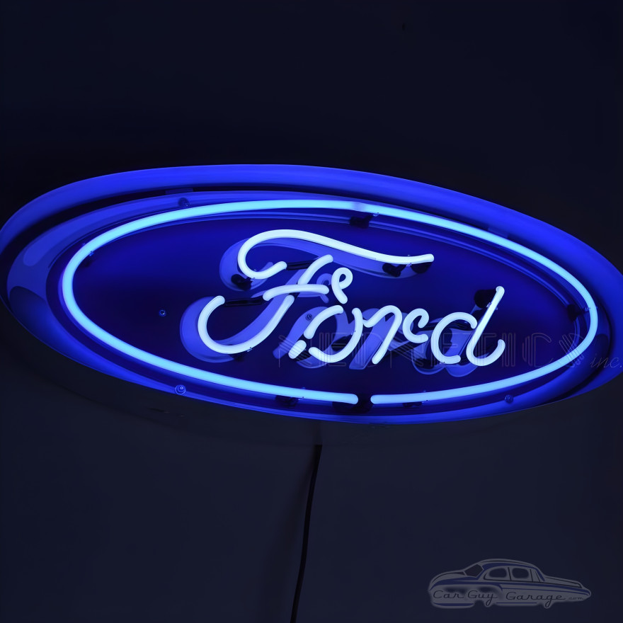 Ford Oval Neon Sign Ford Oval Neon Sign