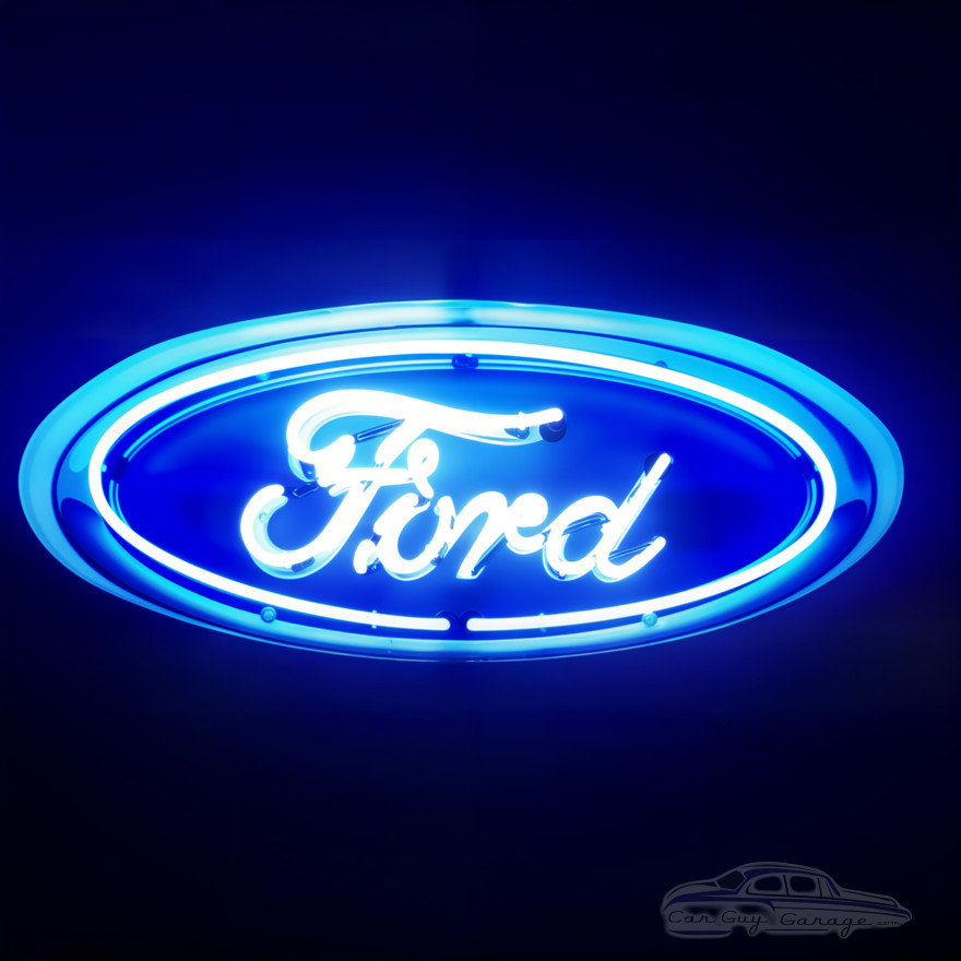 Ford Oval Neon Sign Ford Oval Neon Sign