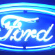 Ford Oval Neon Sign Ford Oval Neon Sign