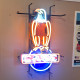 Case IH Eagle on Globe Neon Sign - 18" x 26"