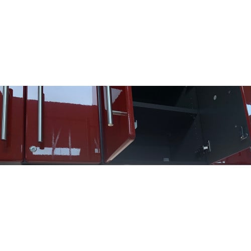 Red Modular 2-Door Garage Wall Cabinet