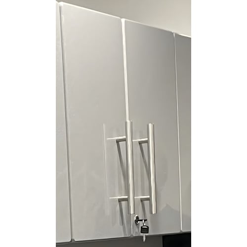Silver Modular 2-Door Garage Wall Cabinet