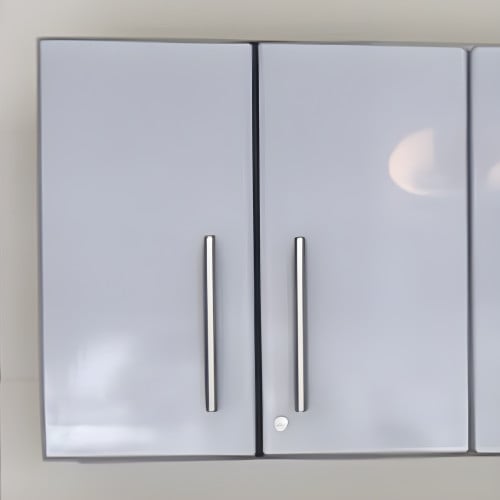 Silver Modular 2-Door Garage Wall Cabinet