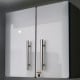 Silver Modular 9-Piece Garage Storage Cabinet Set with Bamboo Top
