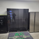 Black Modular 2 Piece Garage Storage Closets Black Modular 2 Piece Garage Storage Closets