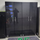 Black Modular 2 Piece Garage Storage Closets Black Modular 2 Piece Garage Storage Closets