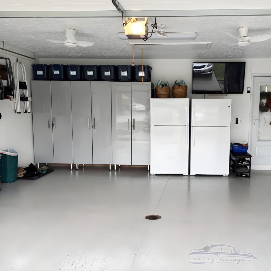 Silver Modular 3 Piece Garage Storage Closets Silver Modular 3 Piece Garage Storage Closets