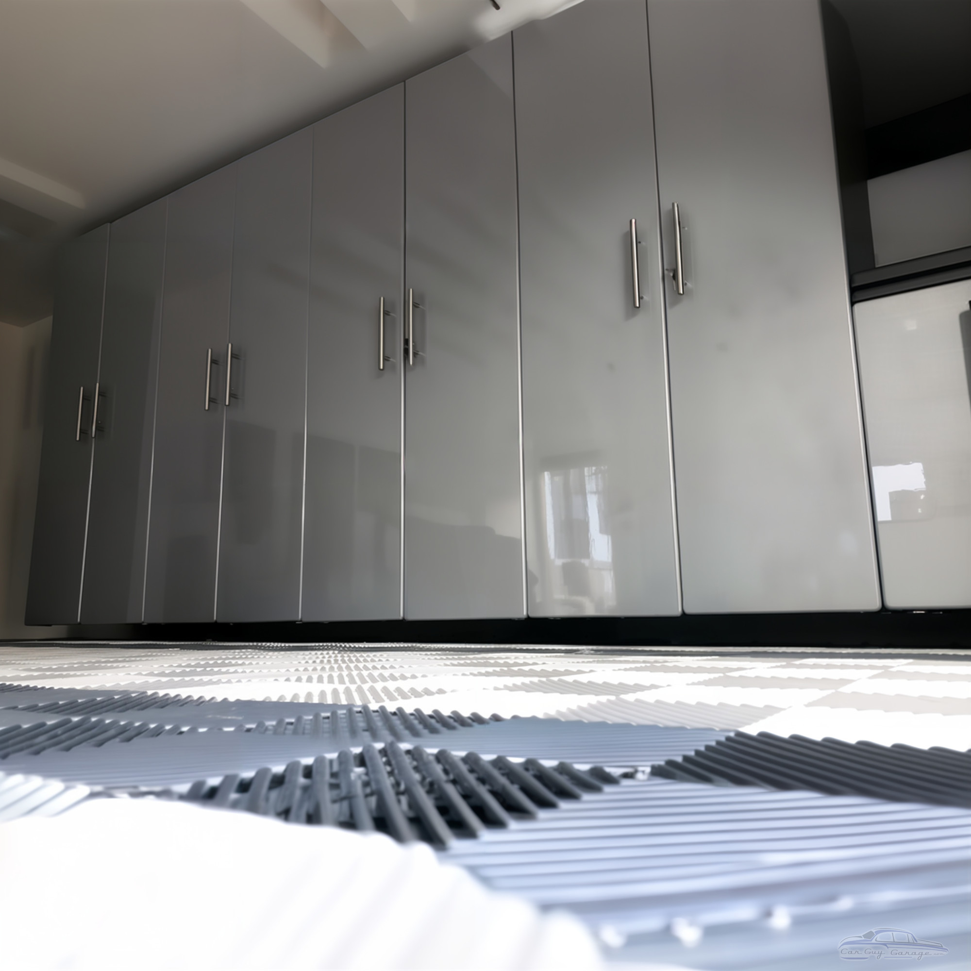 Silver Modular 4 Piece Closets - Ultimate Garage Storage Solution