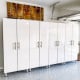 White Modular 4 Piece Garage Storage Closets White Modular 4 Piece Garage Storage Closets