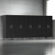 Black Modular 5 Piece Garage Storage Closets Black Modular 5 Piece Garage Storage Closets