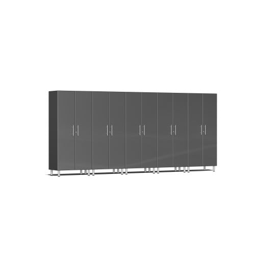 Grey Modular 5 Piece Garage Storage Closets