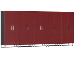 Red Modular 5 Piece Closets