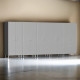 Silver Modular 5 Piece Garage Storage Closets Silver Modular 5 Piece Garage Storage Closets