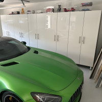 White Modular 5 Piece Garage Storage Closets
