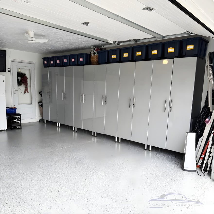 Silver Modular 6 Piece Garage Storage Closets Silver Modular 6 Piece Garage Storage Closets