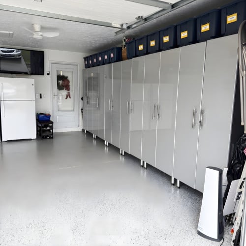Silver Modular 6 Piece Garage Storage Closets