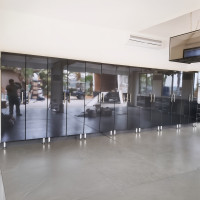 Black Modular Glossy Locking Tall Garage Storage Cabinet Set 7-Piece